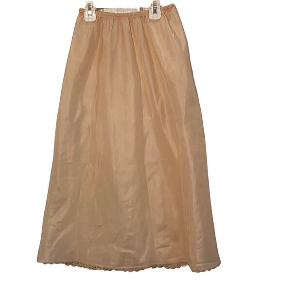 Vintage 1970’s Slip Skirt Warners Perfect Measure Grannycore Retro Cottagecore S - Picture 2 of 7
